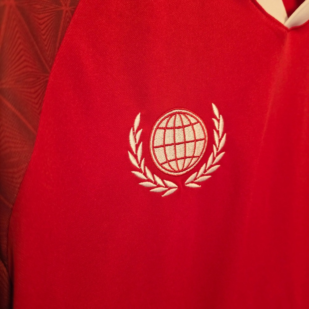 The World's Game Canada Soccer Jersey Shirt Red White Number 19 Large - Picture 2 of 9
